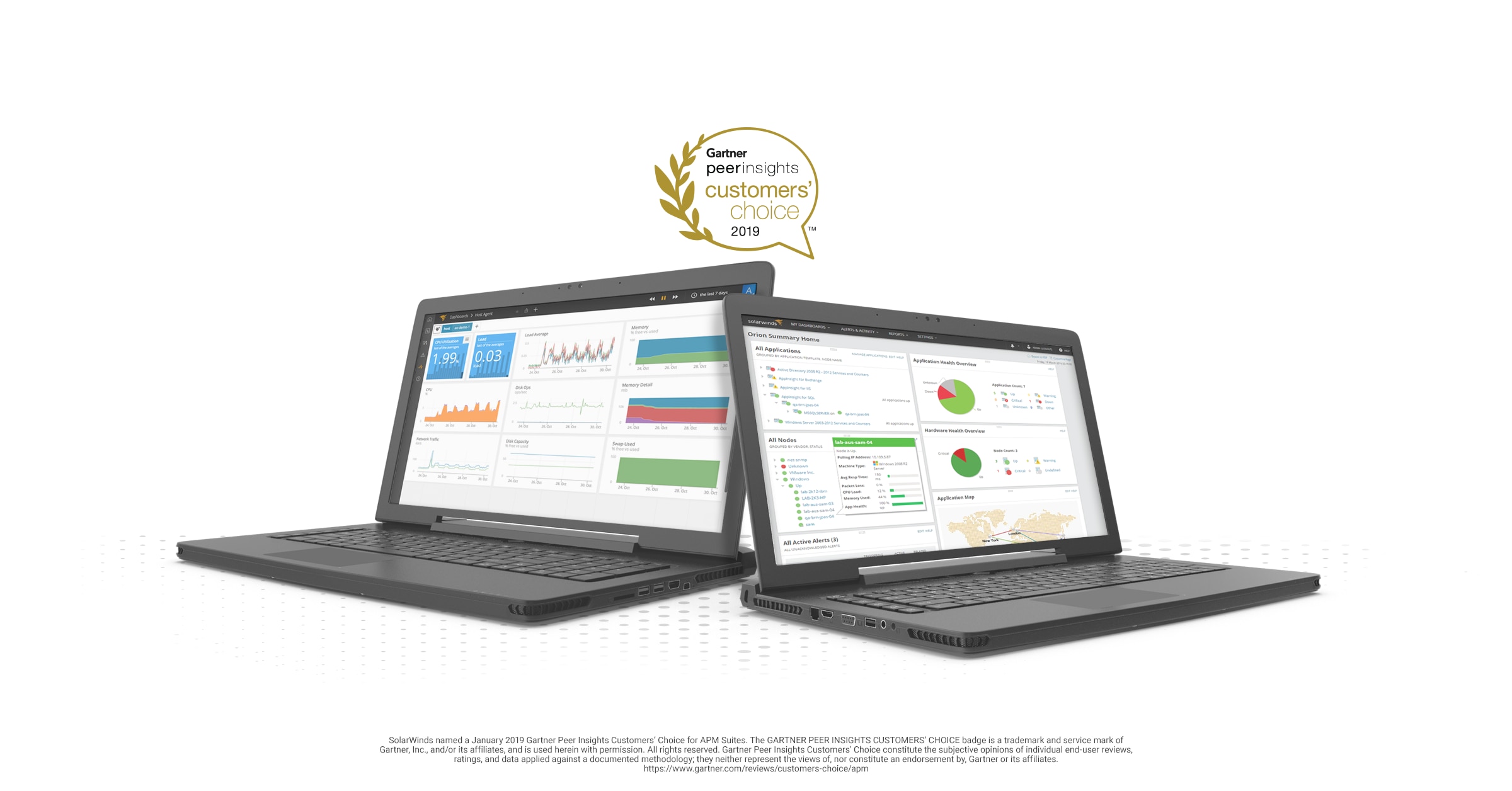 SolarWinds Named a January 2019 Gartner Peer Insights Customers’ Choice ...