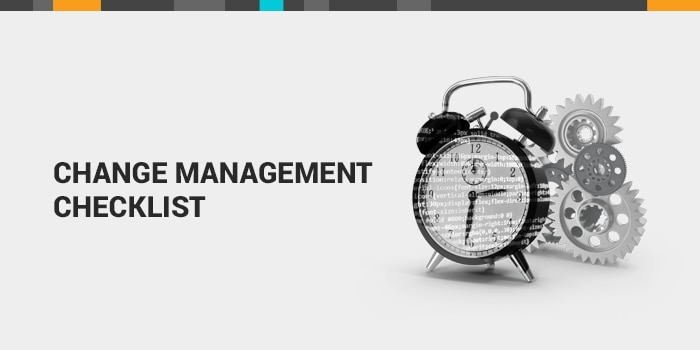 change management checklist