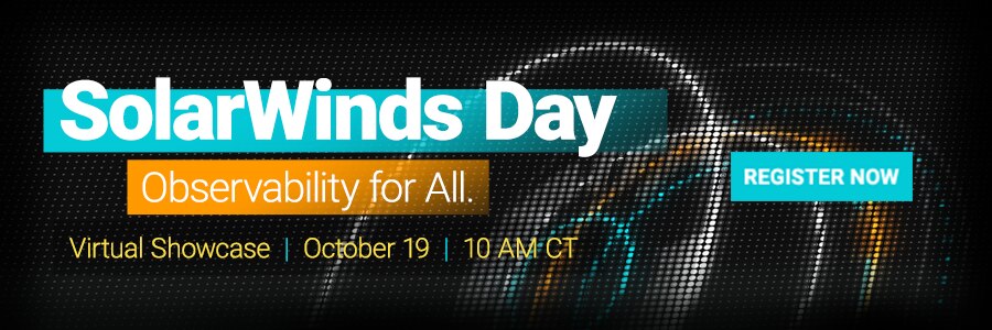 Register to attend SolarWinds Day