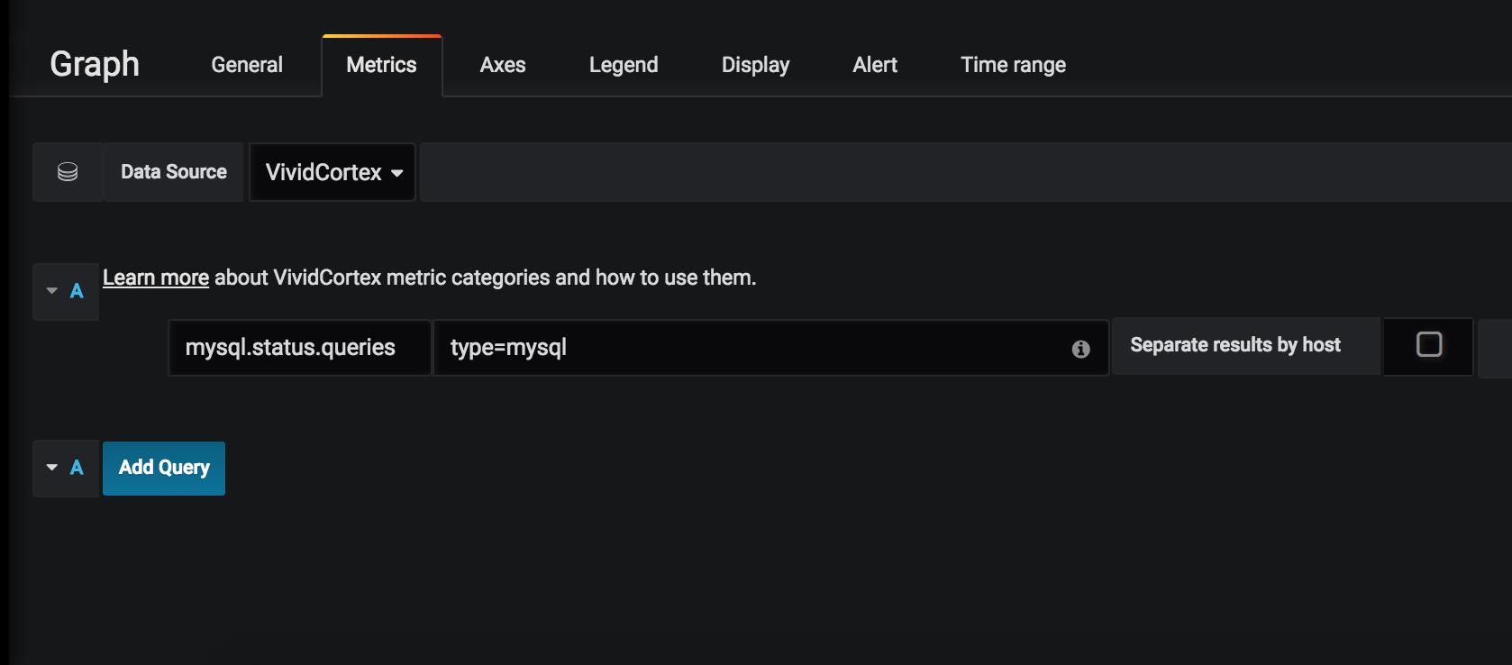 With Grafana’s ad-hoc filters you can create new key/value filters on the fly.